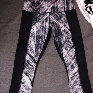 Lululemon High waisted sheer cropped leggings